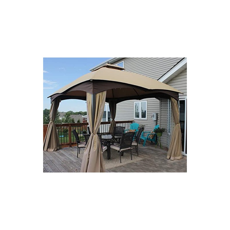 ABCCANOPY Gazebo Replacement Canopy Top for Lowe's Allen Roth #GF-12S004B-1,