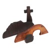 Wooden Tomb Cross Decor Empty Tomb Easter Decor for Home