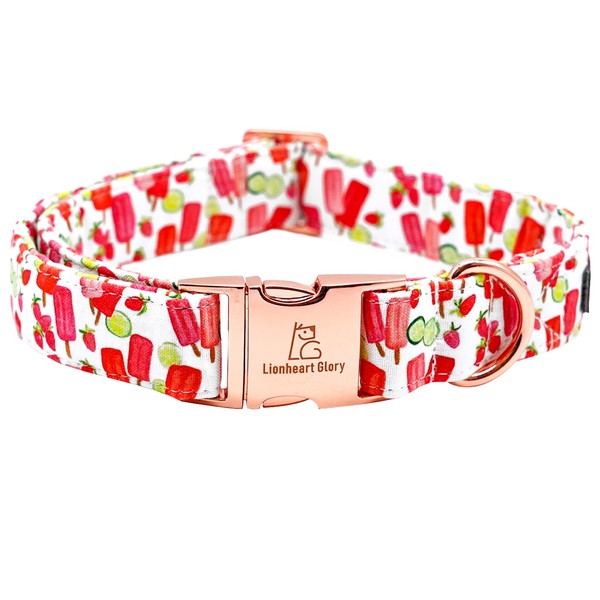 Lionheart glory Dog Collar Popsicle Print Dogs Collar Spring Summer