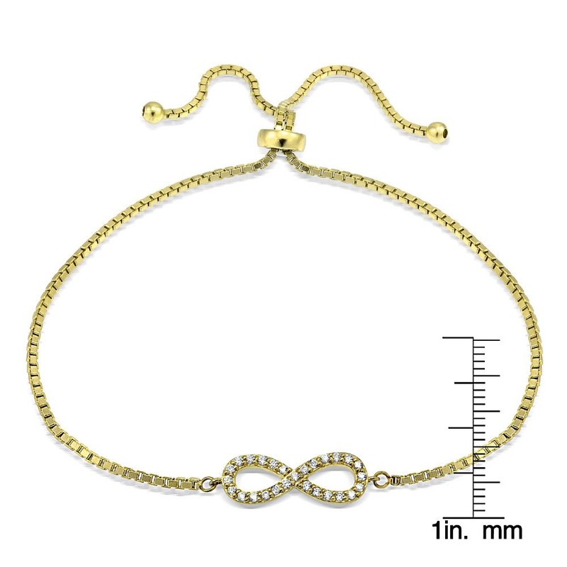 Hoops & Loops - Pulsera de Plata de Ley con