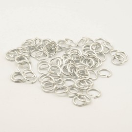 Vaessen Creative 3901-601 Alu Deco jump rings 15mm x90 silver,