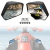 SAUTVS Side Rear View Mirrors for Sea-Doo Spark, High-Definition Convex