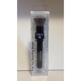 Earth Therapeutics Charcoal Flat Top Blending Make-Up Brush/NIB