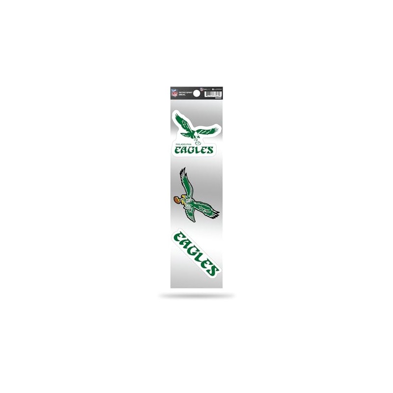 Rico Industries RSS2501: Eagles 3-Piece Retro Spirit Decals