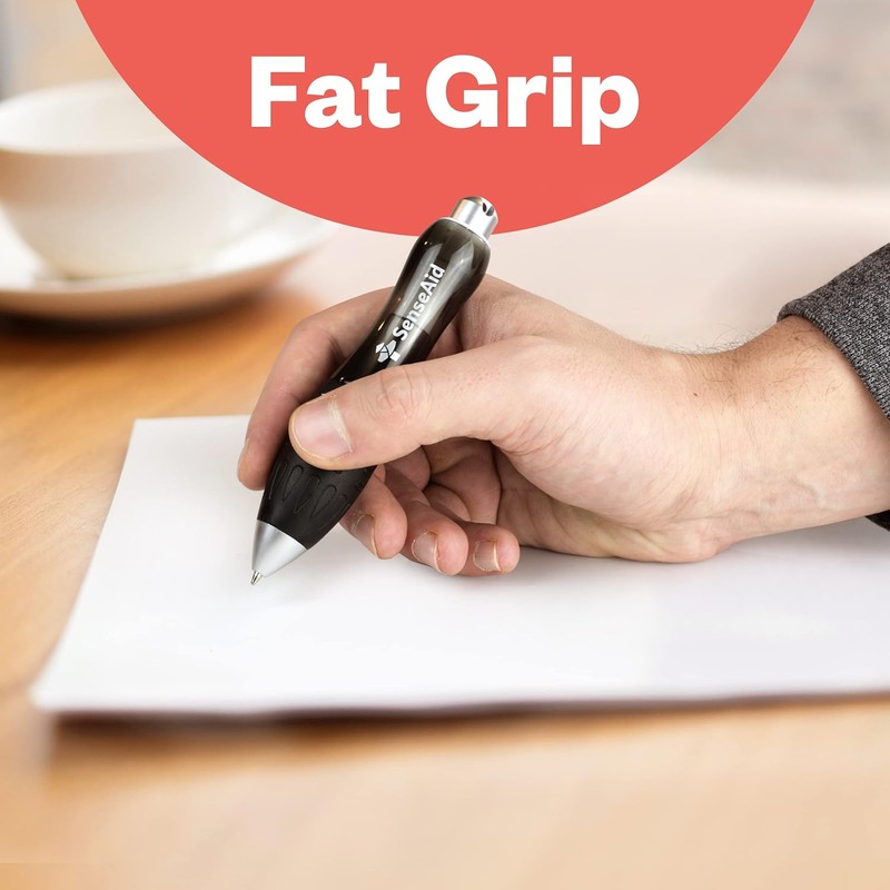 Fat Heavy Weighted Pens (2 Pack) | Large Grip Pens