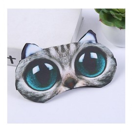 Big eyes cat sleep with hot and cold compress eye patch 2ea