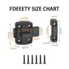 FDEETY Door Latch Door Security Latch Lock Interior Rotary Latch