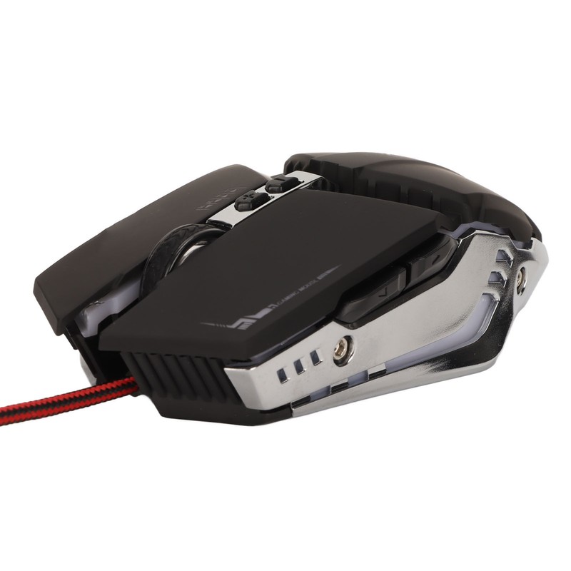 Gaming Mouse Ergonomic Design 4 DPI Adjustable Breathing RBG Backlit