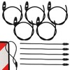 Pack of 10 Luggage Straps for Warning Sign Italy Bicycle