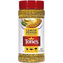 Tone's Lemon Pepper Seasoning Blend, 12.75 Ounce (Pack of 6)