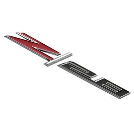 1x Z/28 Z28 Fender Emblem Badge Adhesive Nameplate Replacement for 2014-2020 Camaro 22925211 (Red Chrome Black)