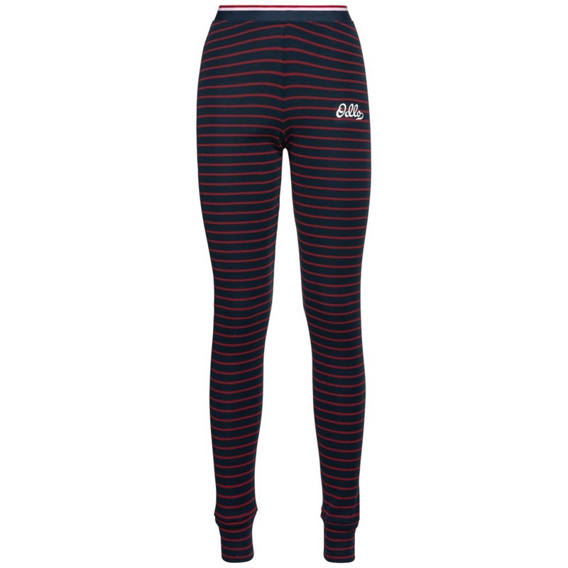Odlo Donna Pantaloni lunghi funzionali con stampa a righe ACTIVE
