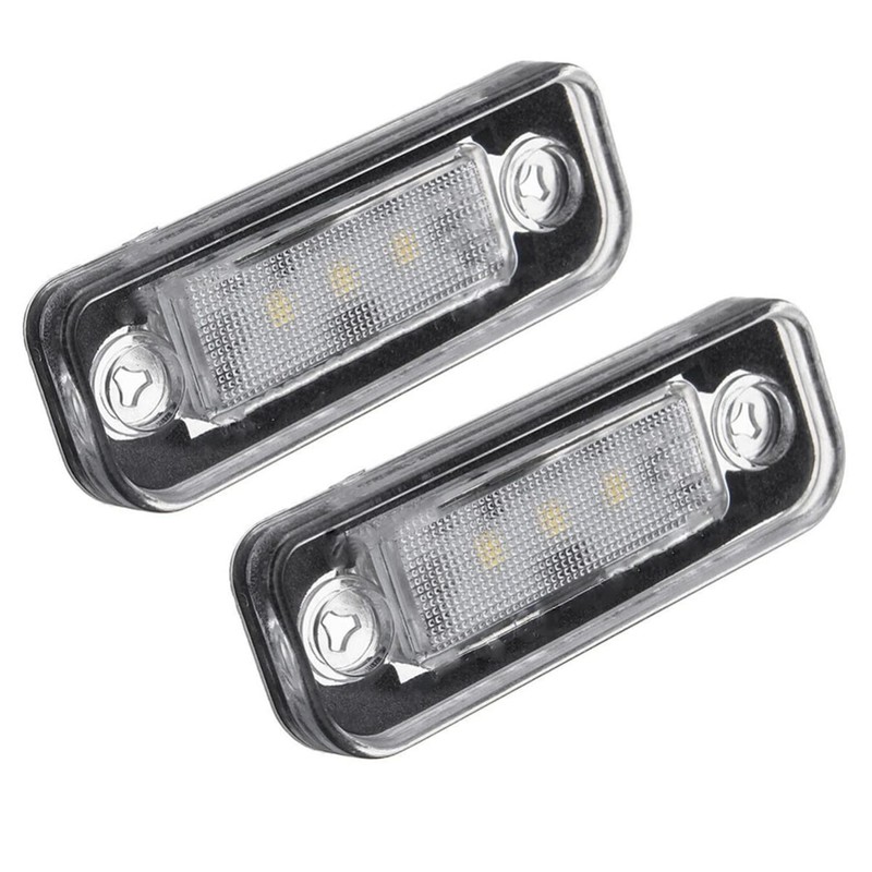 2pcs LED License Plate Light Error Free for M-erc-edes for