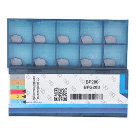 CDBP GTN-2 2mm Cut-Off & Grooving Carbide Inserts For SPB26-2 SPB32-2, PVD Coated, Cutting Stainless Steel, 10PCS