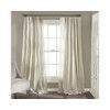 Lush Decor Rosalie Light Filtering Window Curtain Panel Set- Pair-