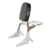 Backrest Detachable Sissy Bar W/Luggage Rack Backrest Compatible with Kawasaki