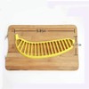 Banana Slicer-perfect for fruit salads Generic Handle Plastic Banana Fruit