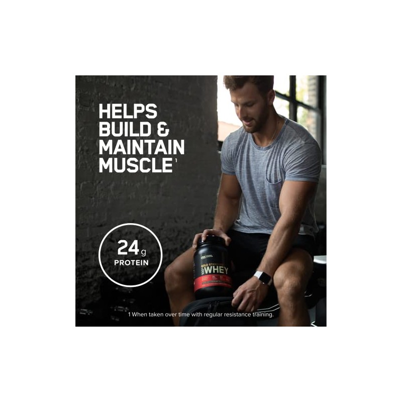 Optimum Nutrition Gold Standard 100 Whey Doble Chocolate Bote