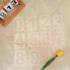 Zucosue 8 Inch Reusable Number Stencils 0-9, Plastic Painting Templates