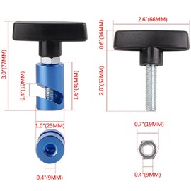 Bestgle 2 Packs Lift Support Clamp, Car Hood Strut Stpper Stay Safety Holder Piston Stop Tool for Tailgates and Trunks