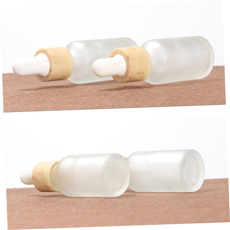 Baluue 1set Subpackaging Bottle Dropper Bottle Lab Sample Storage Jars