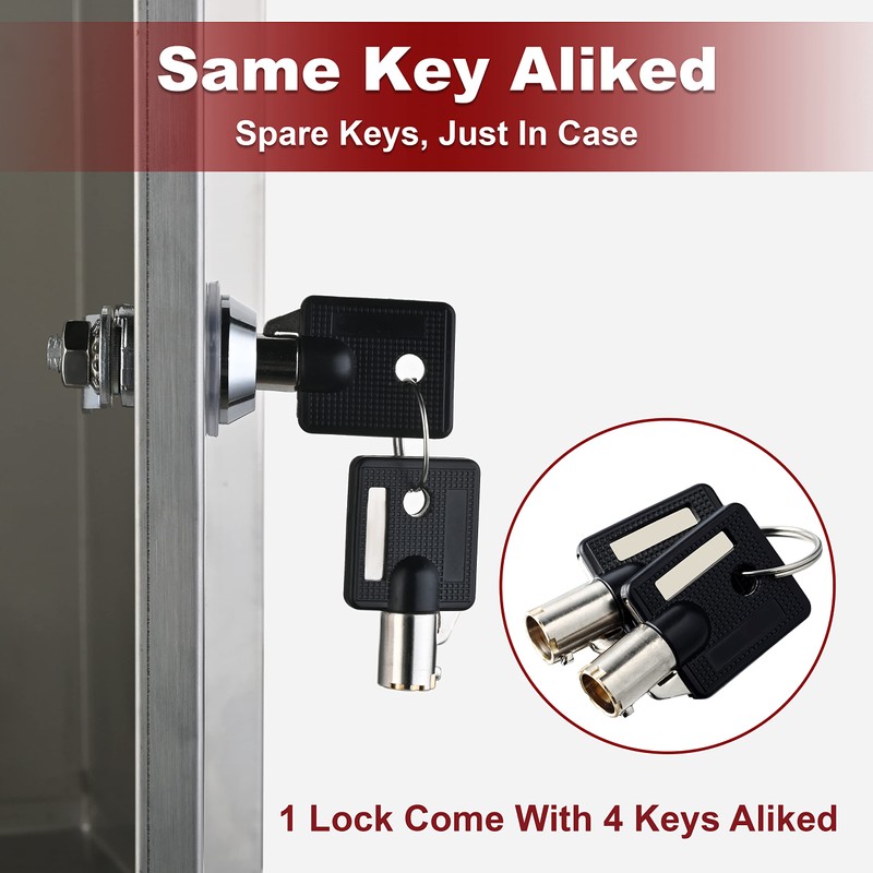 Naissian RV Locks for Storage Door 1 1/8 INCH, Camper