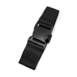Wumio Suitcase, Luggage Strap, Black, Luggage Fastening Belt, One-touch Belt, Luggage Connection, Lost Prevention, Hanging, Travel, Business Trips, Luggage, Lightweight, Shopping, Portable, Buckle,