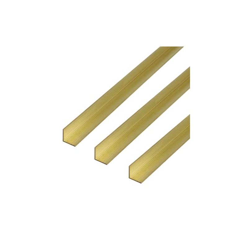 Alberts 497552 Angle Profile Brass 1000 x 10 x 10