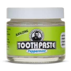 Uncle Harry's Natural & Fluoride-free Remineralizing Toothpaste - Freshens Breath & Strengthens Enamel - Peppermint, 3 Ounce (Pack of 1)
