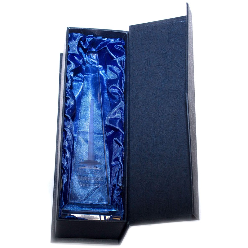 Presidential Souvenirs Washington Monument Crystal Figurine - Large