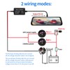 Dash Cam Hardwire Kit High Security 24h Surveillance for Mirror