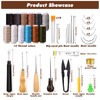 YSWOVUO Leather Sewing Set, 48-Piece High Performance Leather Tool, Leather