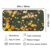 Golden Maple Leaves Rugs Non Slip Rubber Backing Heavy Duty