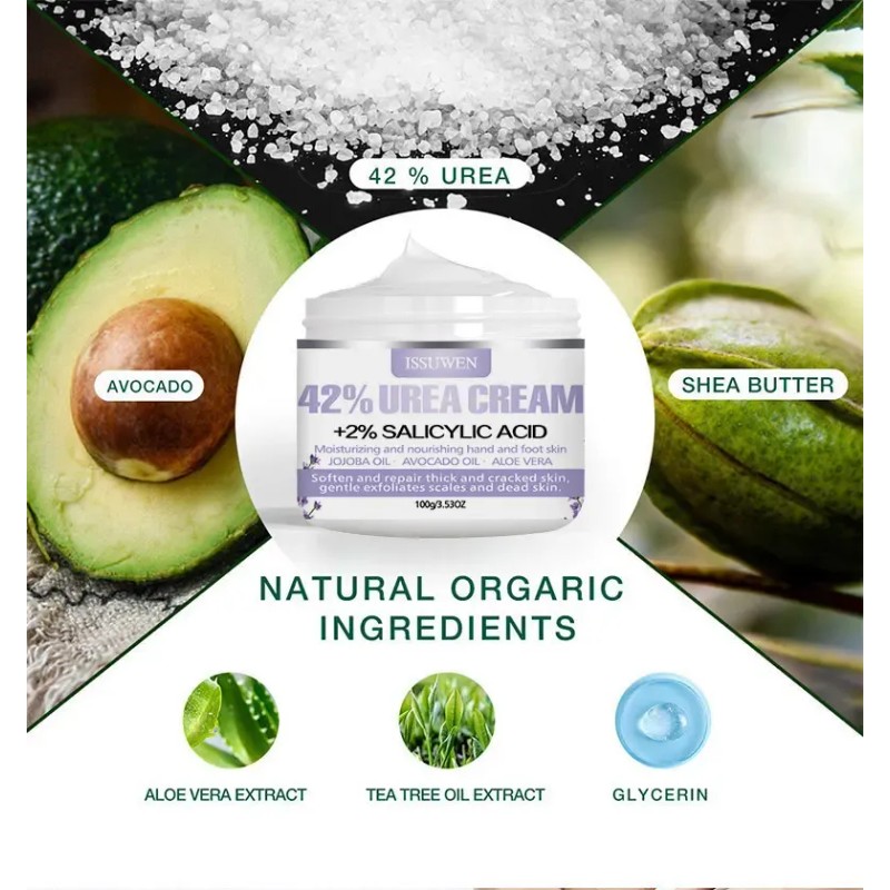 D. Crema Hidratante De Urea Para Evitar Grietas Secas Para