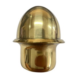 FLAGWIN Gold Acorn End Cap Flag Pole Topper Finial Fits 1 Inch FlagPole