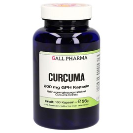 Gall Pharma Curcuma 200 mg GPH Capsules, 180 Capsules