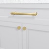 BUKOBYHE 10 Pack 5Inch Kitchen Cabinet Handles Brushed Brass Knurled