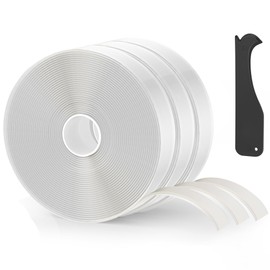 Rvhouse Butyl Tape White 1” x 30 Ft 3 Pack None Hardening Premium Butyl Caulk Tape for RV Window Glazing Roofing Leak Opening Pipe Plumbing Fixture EPDM Roof Patching