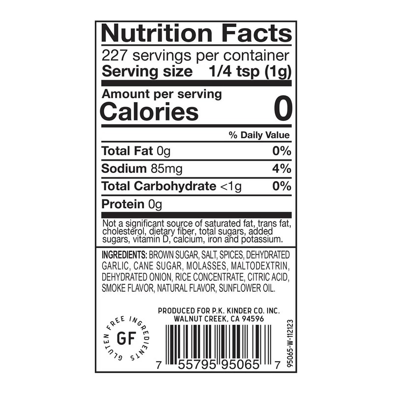 Kinder's Hickory Brown Sugar Seasoning, 8 Ounce