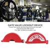 2Pcs Standard Gate Valve Lock Handwheel Fixed Engineering Plastics Lock