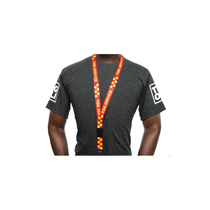 Fire Service Battenberg Fighter Cosplay Lanyard