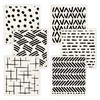 Morigins Swedish Dishcloths for Kitchen,6 Pack Black Minimalist Swedish Dish