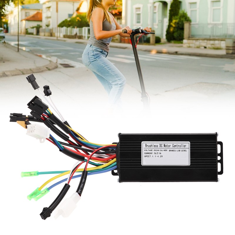 Electric Bike Controller Brushless Motor 24V 36V 48V 500W 750W