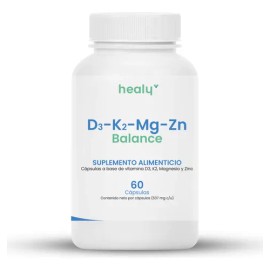 Vitamina Magnesio Zinc Healy Cápsulas Salud Ósea