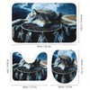 4PCS/Set Mystical Wolf Dreamcatcher Moon Mountain Shower Curtain 72W X
