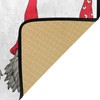 Kitchen Rugs Runner Cute Gnomes Christmas Pattern Doormat Bath Rugs