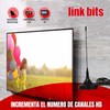 LINK BITS INHD06 Antena de TV Digital para Interior, Alta