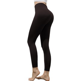 SIXIM Scrunch Butt Leggings for Women High Waisted Seamless Workout Leggings Athletic Gym Yoga Pants(Brown/M)