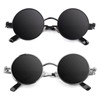 CGID Retro Steampunk Round Polarized Sunglasses Men Womens Metal Circle