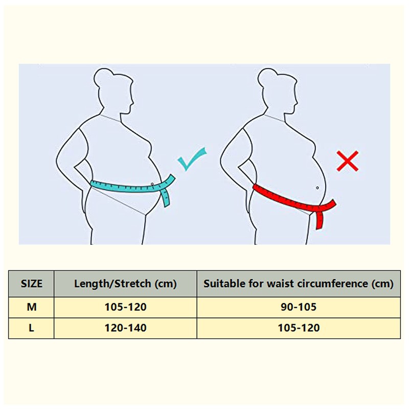USUN Abdominal Belt Elastic Back Warmer Heat Belt Elastic Self